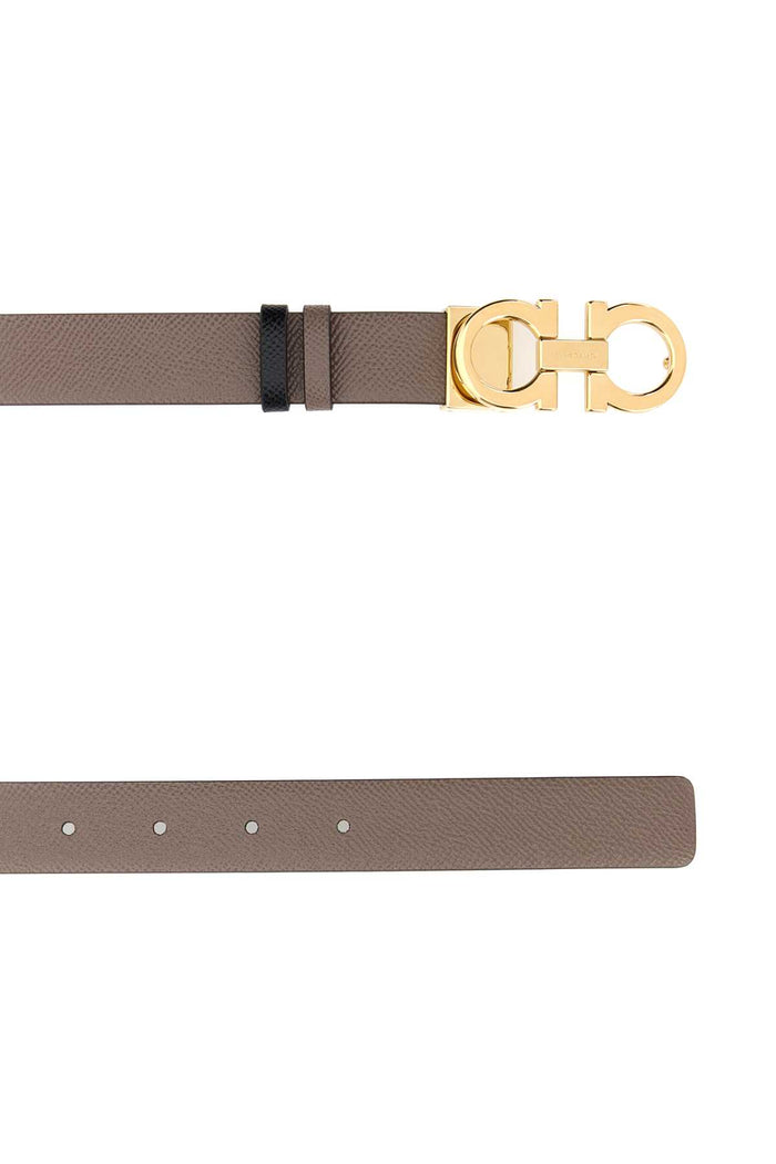 Mud Leather Reversible Belt Carawayseednero Cinture