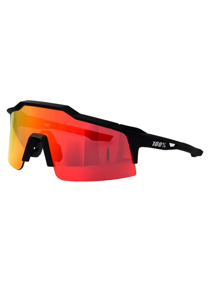 Speedcraft Sl Soft Tact Black - Hiper Red Multilayer Mirror Lens Acetate Sunglasses
