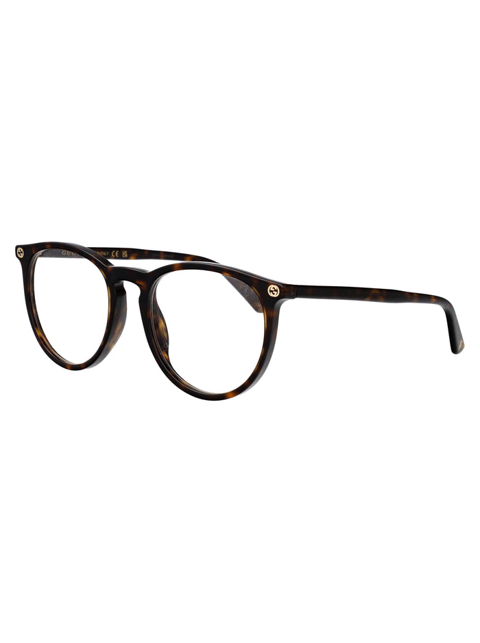 Gg0027o Havana-havana-transparent Acetate Optical