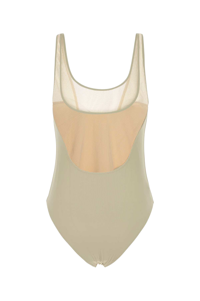 Ivory Stretch Nylon Charisme Swimsuit Panama Costumi Da Bagno
