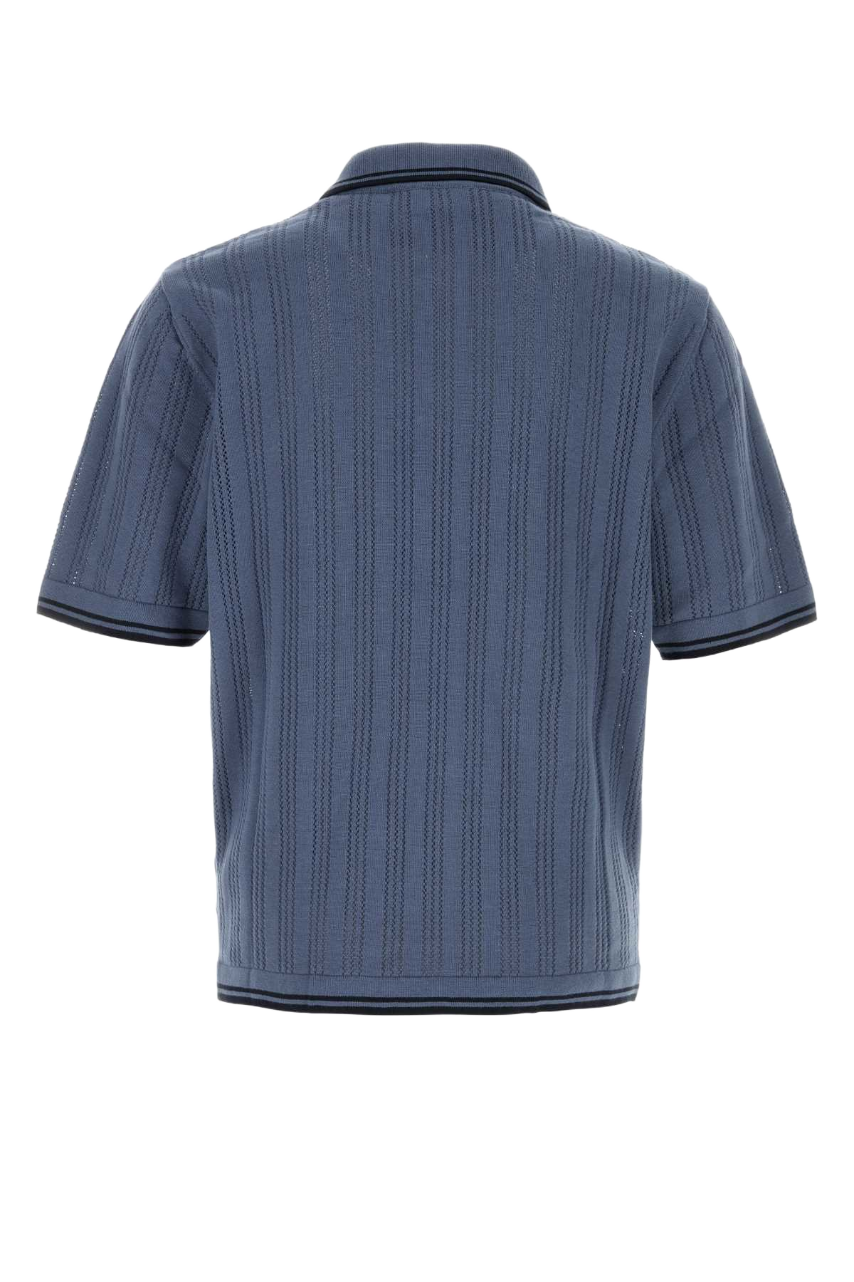 Air Force Blue Cotton S-S Ramsey Polo Velvetbluedeepnigh Exterior
