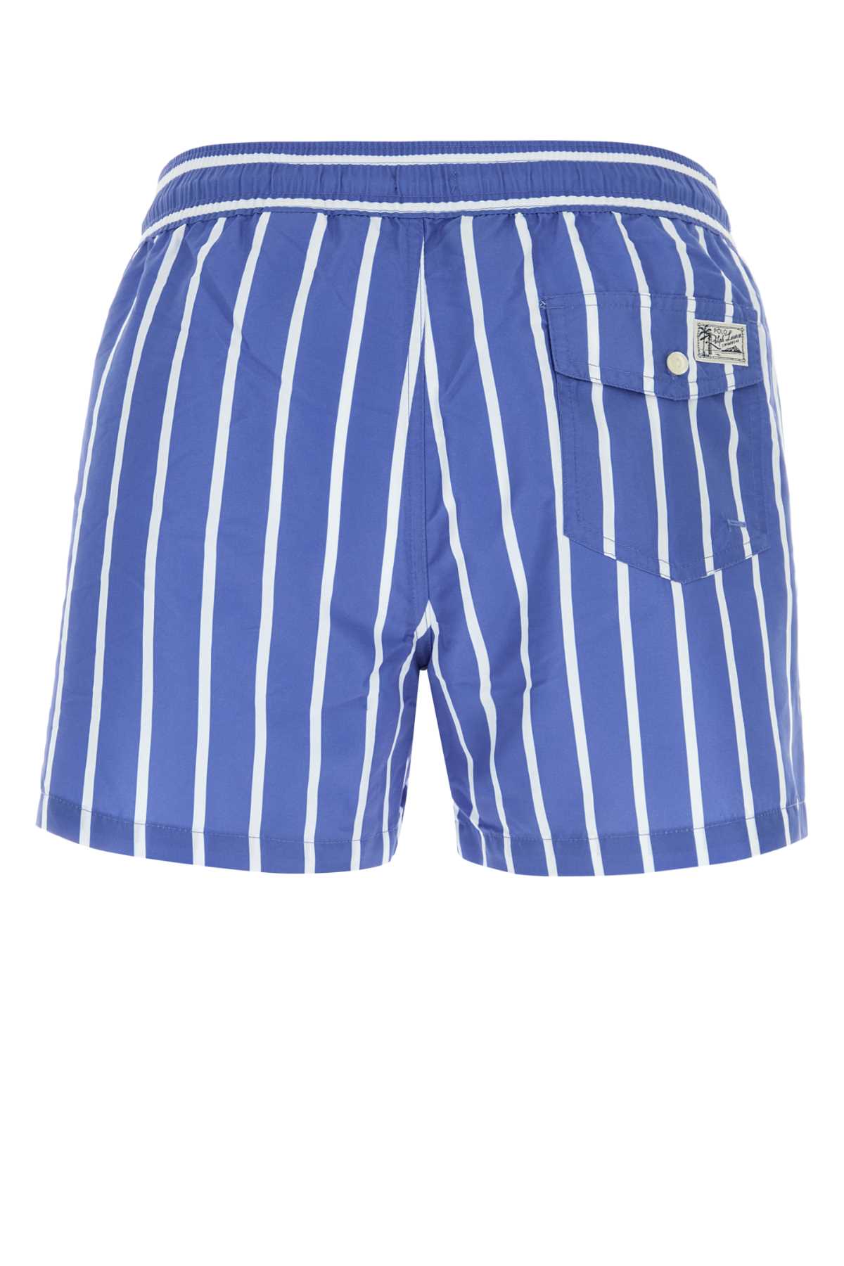 Blueverticalwidestripe Costumi Da Bagno