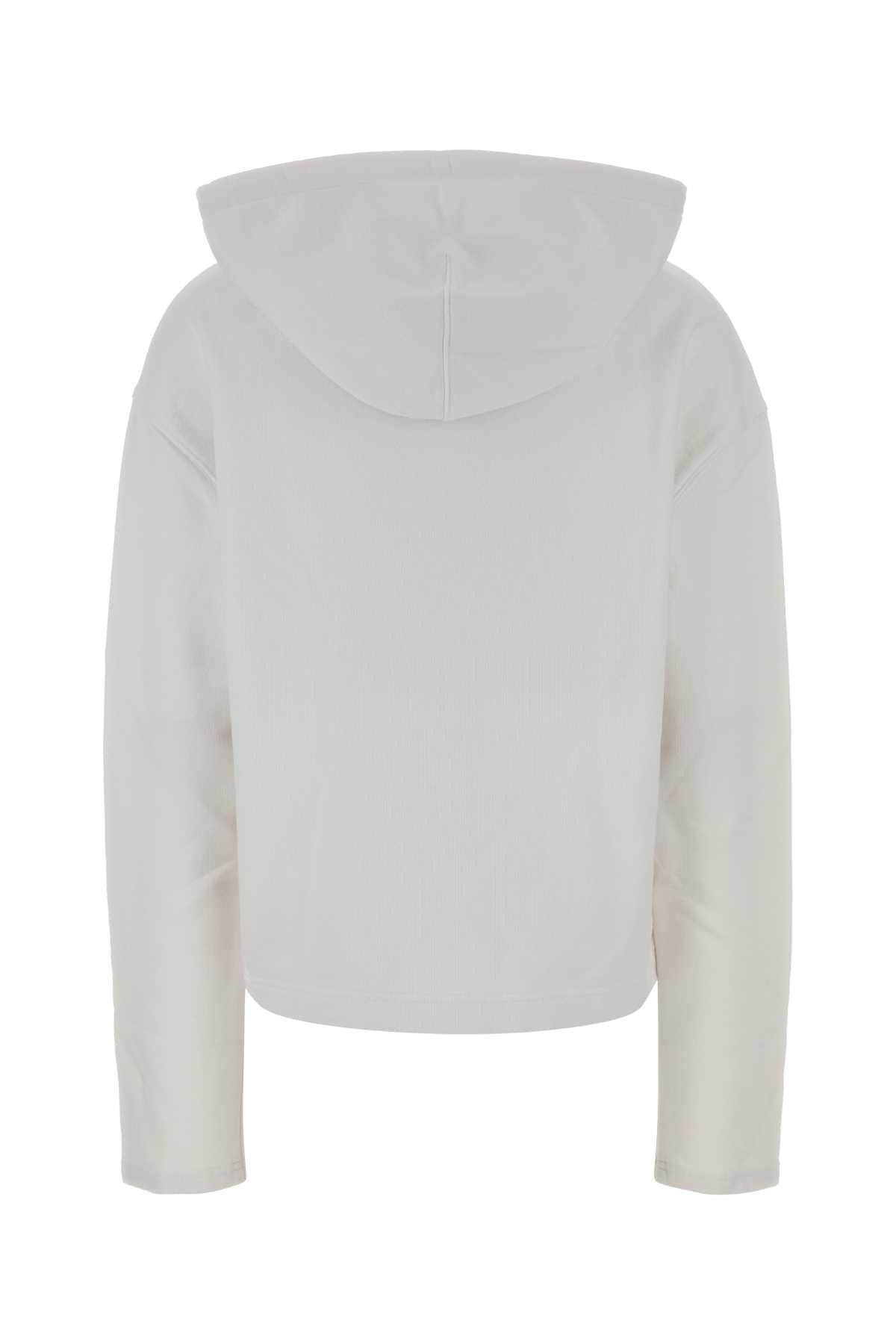White Exterior: Cotton Felpe