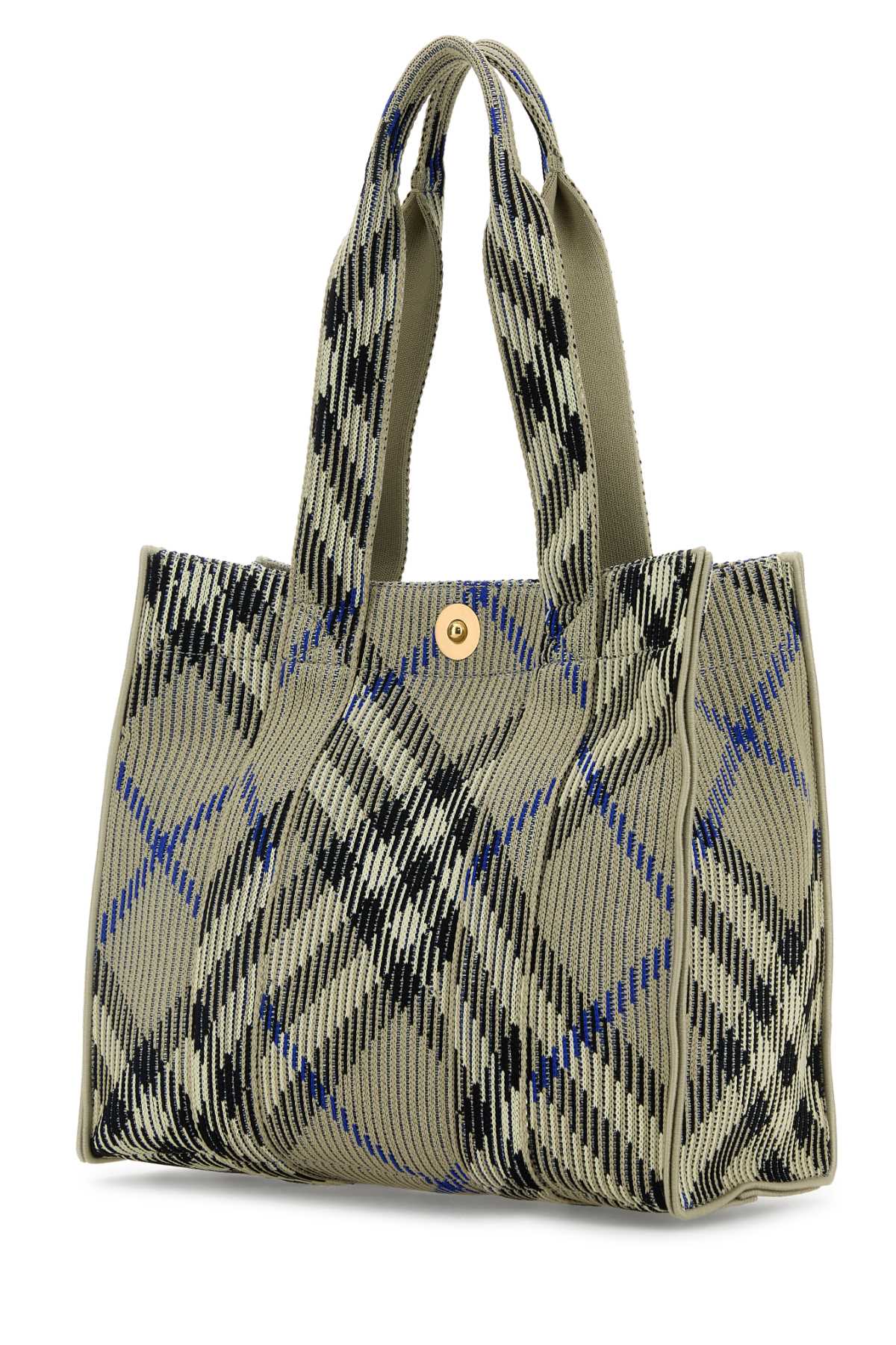 Embroidered Canvas Shopping Bag Lichen Borse A Mano