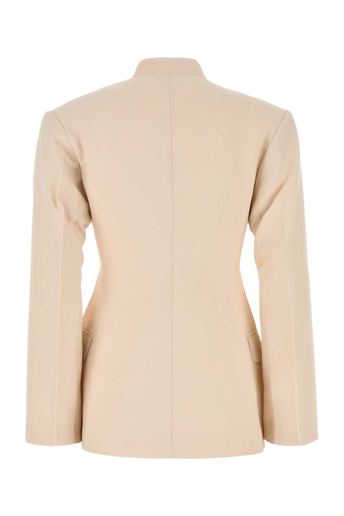Light Pink Viscose Blend Blazer Giacche E Gilet