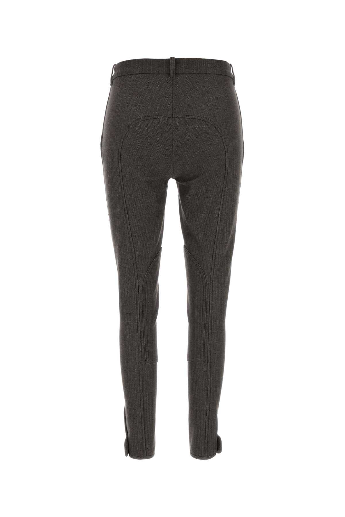 Embroidered Stretch Cotton Pant Wlnutbrwntaupebge Exterior: Elastane Pantaloni