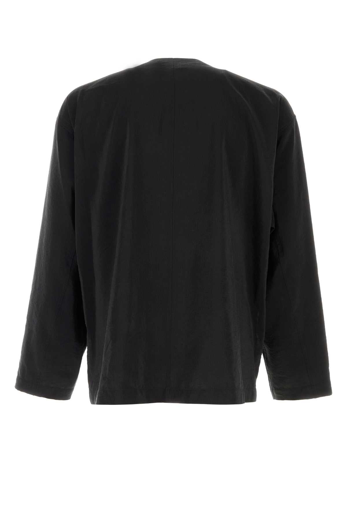 Sh1235lf1308 Bk999 Black Exterior: Silk Nylon Camicie