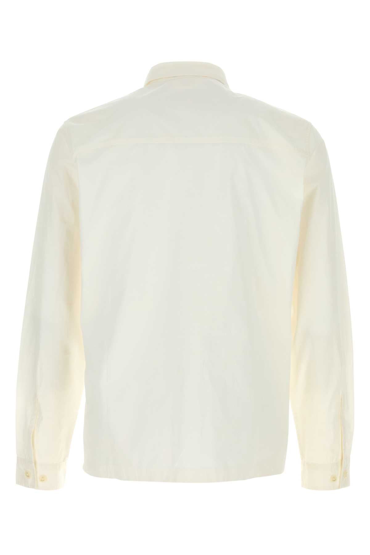 Ivory Poplin Shirt Gauzewhite Exterior: Cotton Camicie
