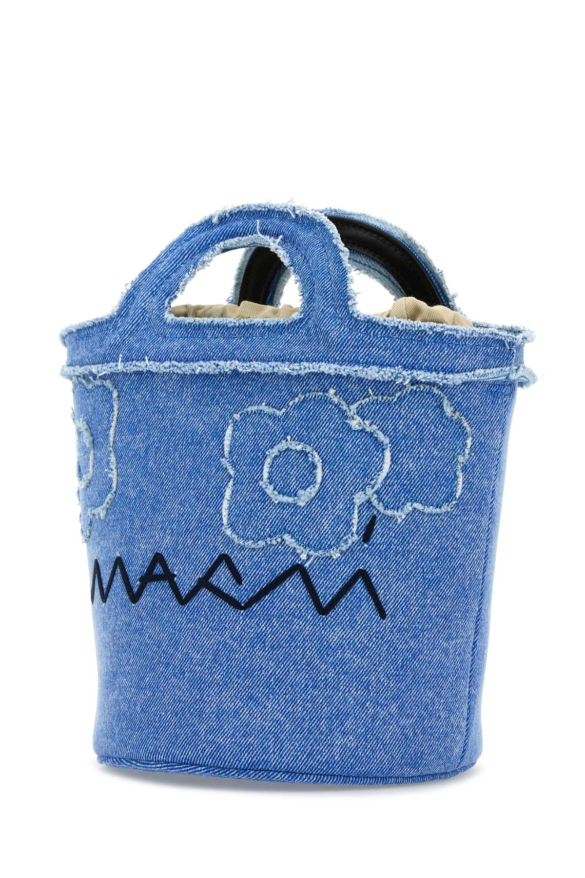 Denim Bucket Bag Cobalt Borse A Secchiello