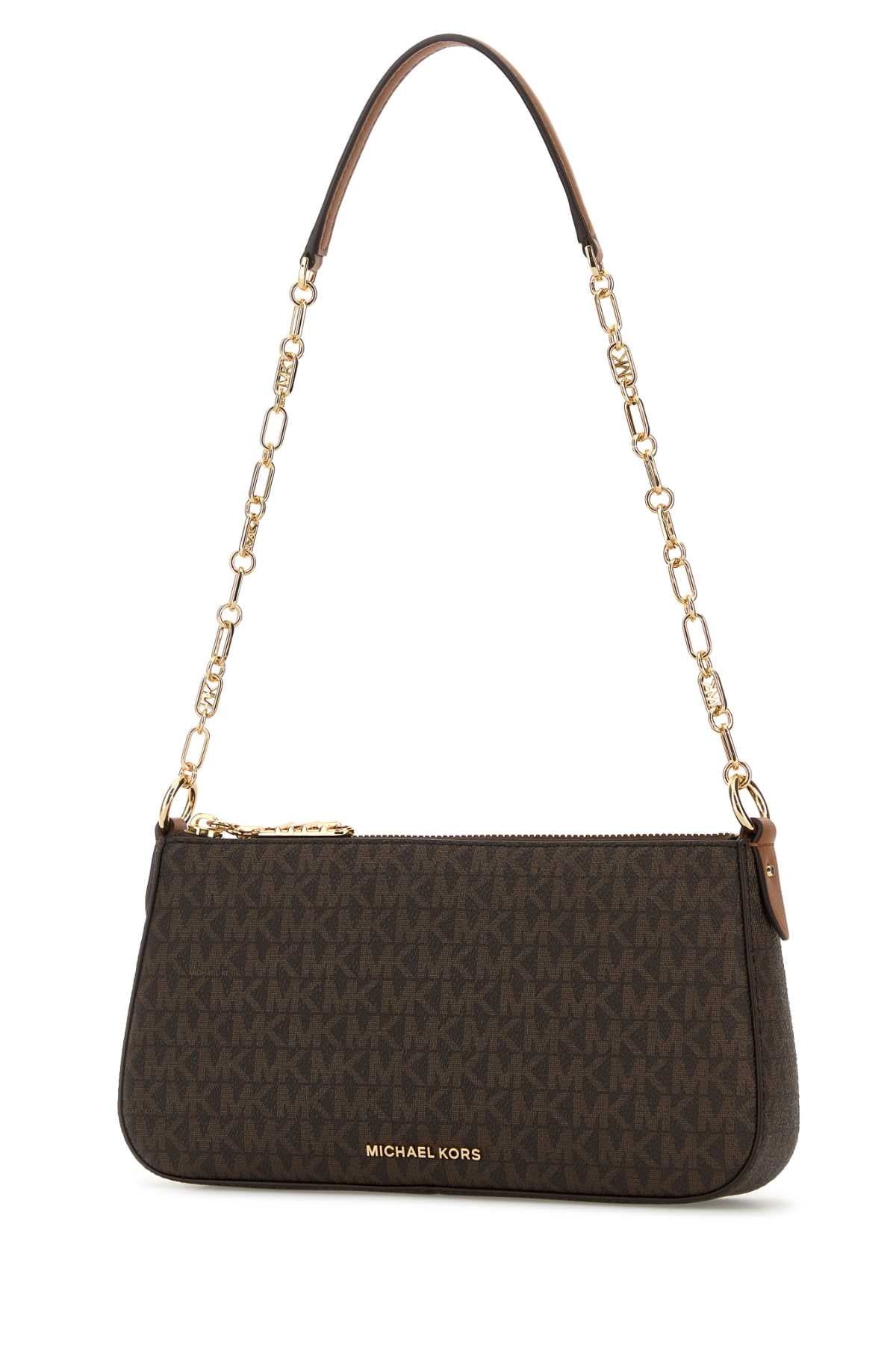 Printed Canvas Empire Shoulder Bag Brnacorn Borse A Mano