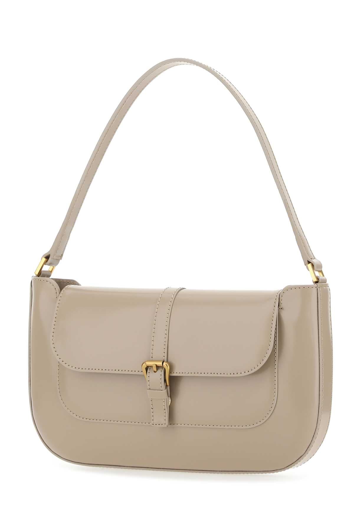 Cappuccino Leather Miranda Shoulder Bag Khaki Borse A Mano