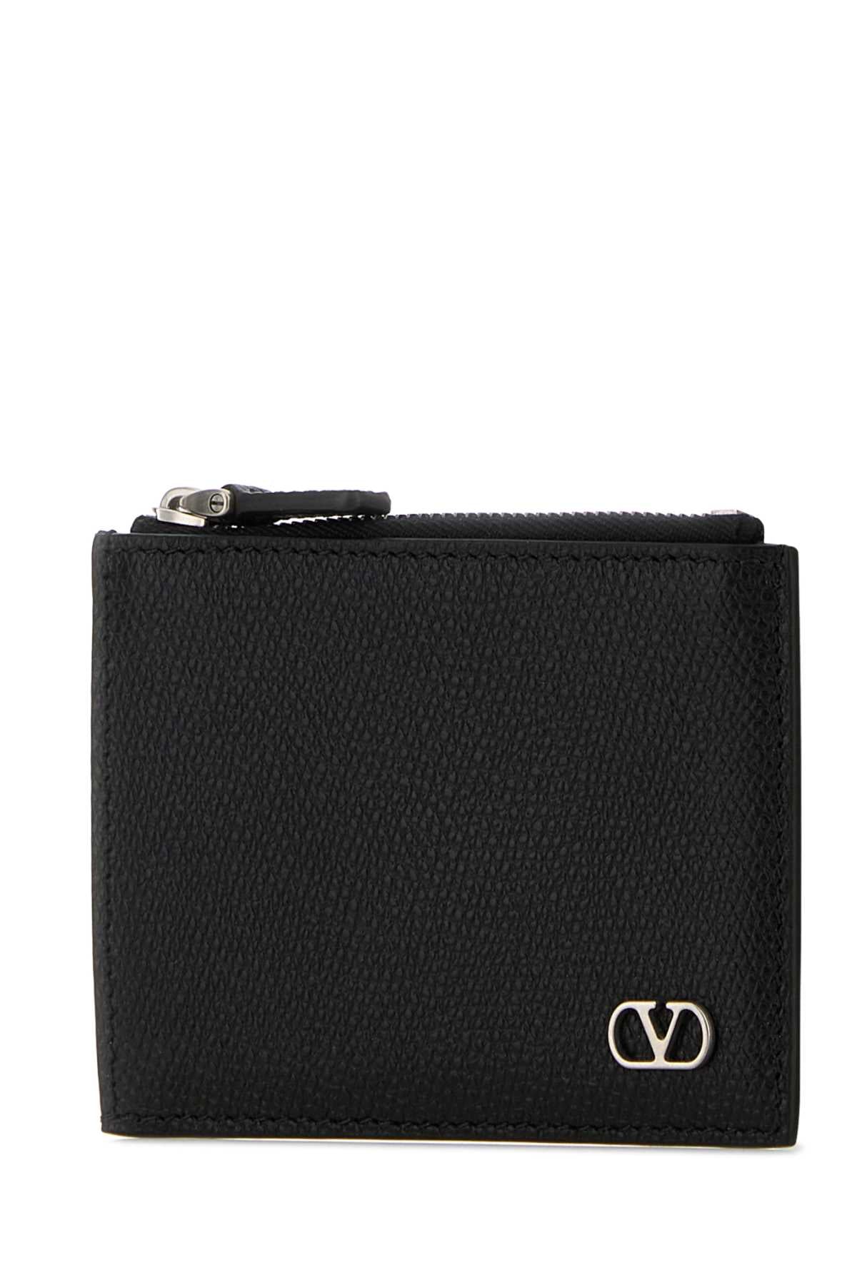 8y2p0ap8uag 0no Nero Calf Leather - Bos Taurus Portafogli