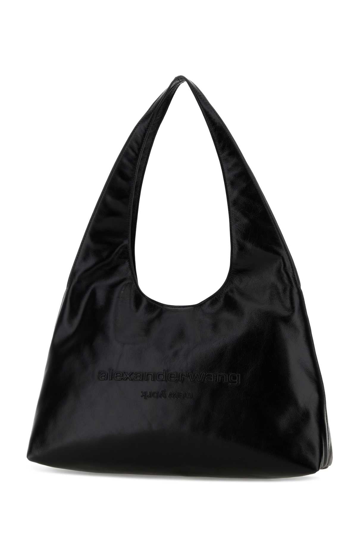 Black Leather Medium Pike Shoulder Bag Borse A Mano