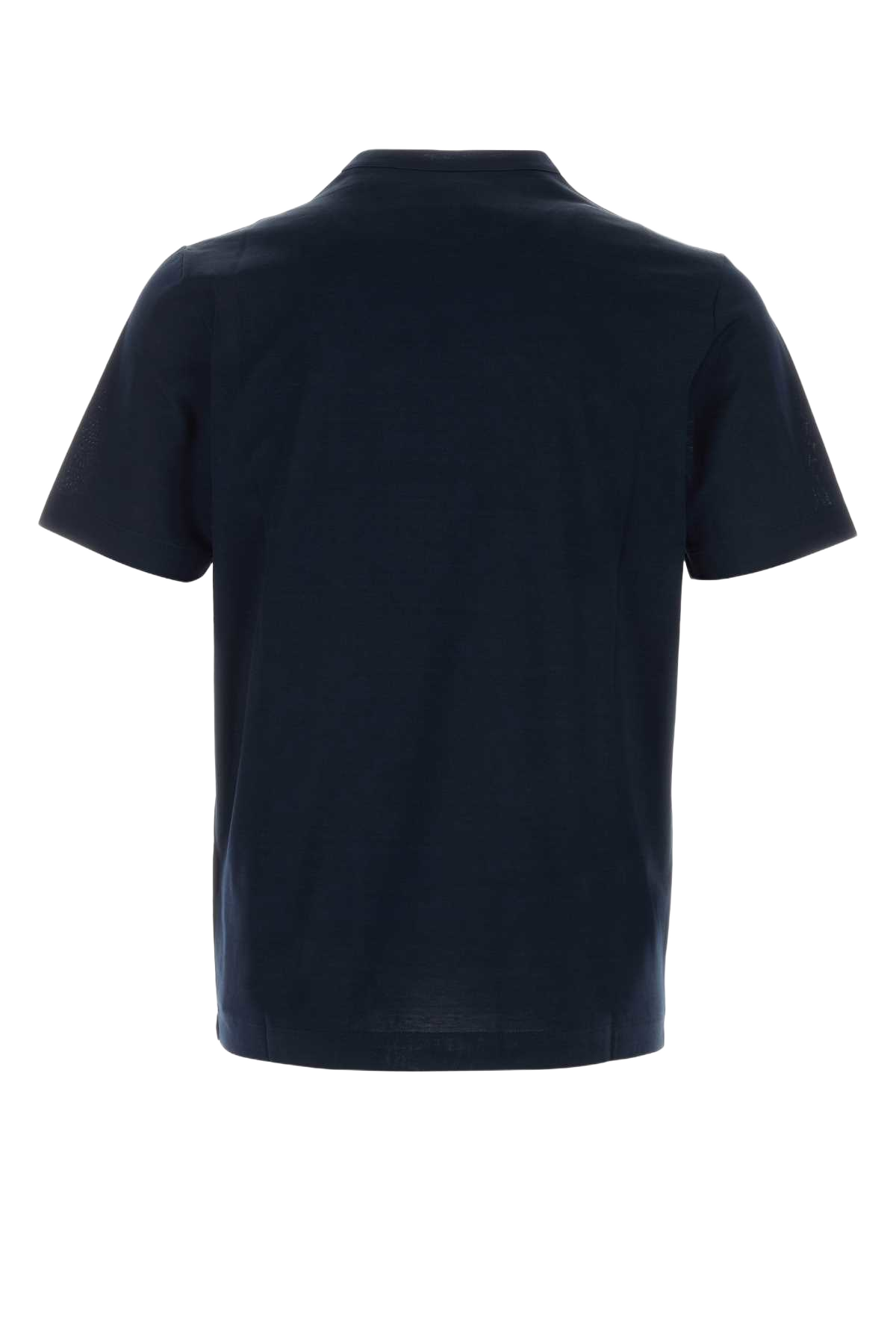 Midnight Blue Cotton T-Shirt Exterior