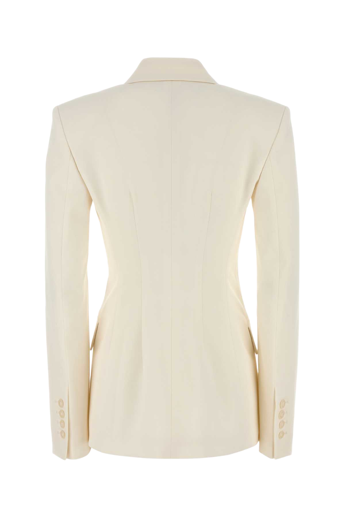 Ivory Stretch Gabardine Blazer Giacche E Gilet