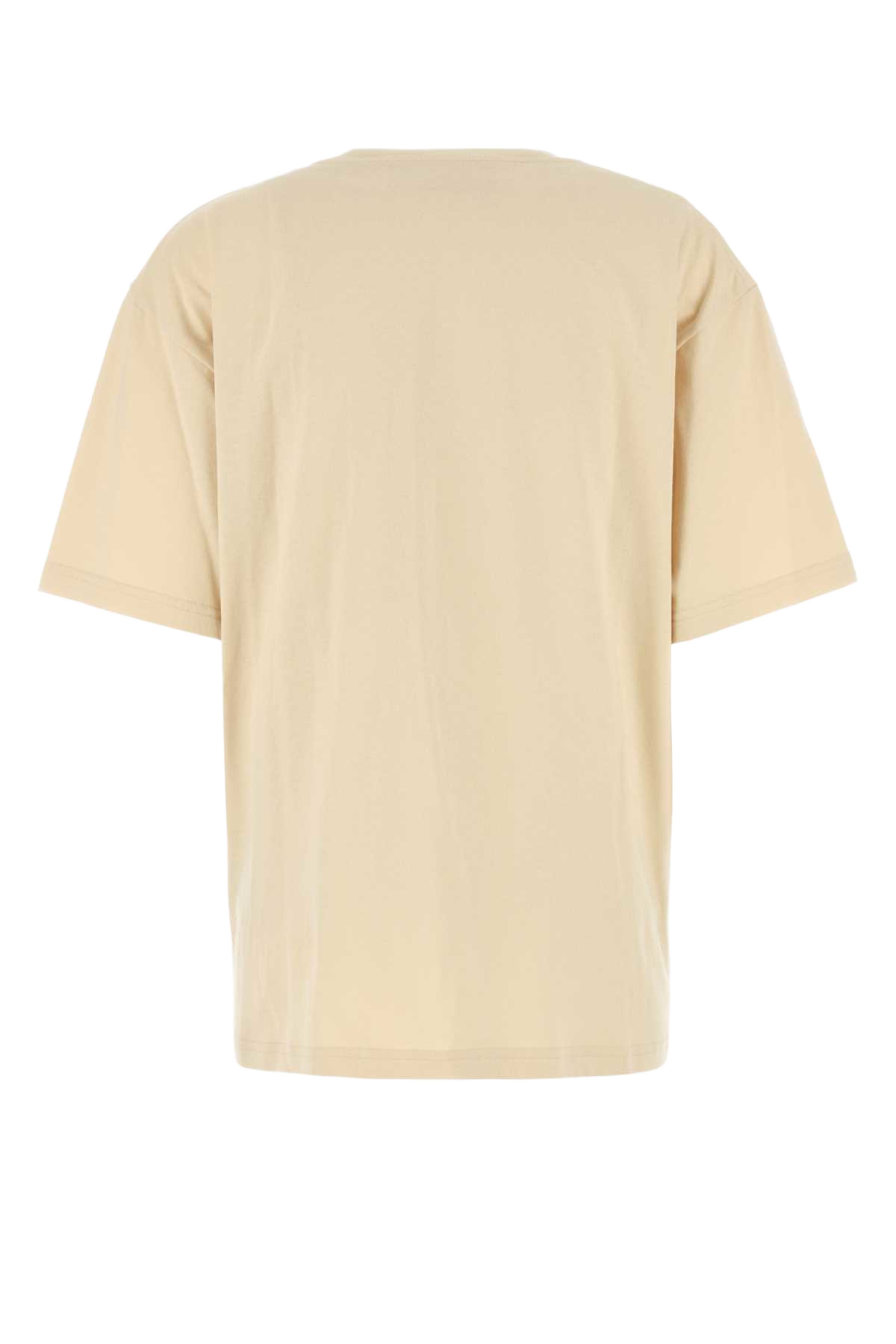 Cream Cotton T-Shirt Betullanero Exterior