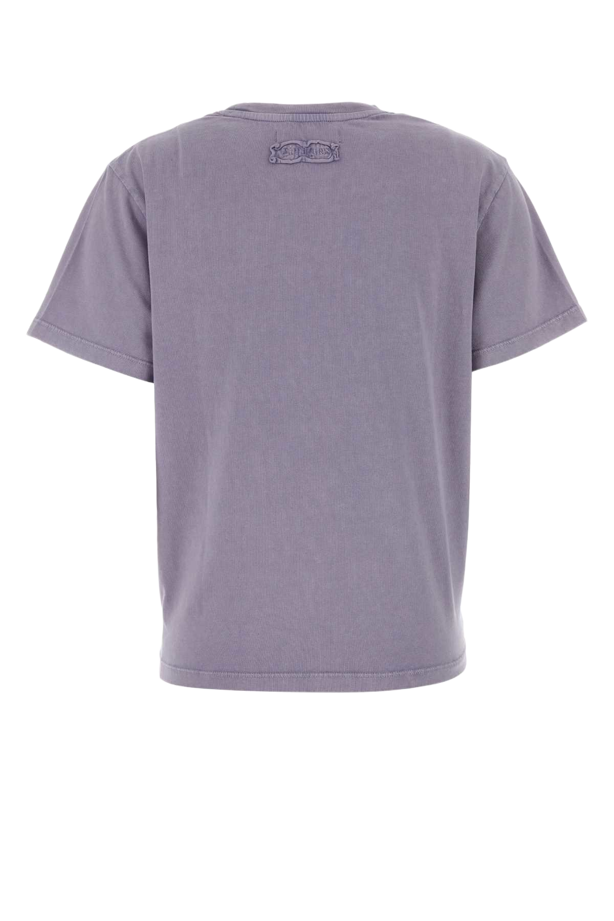 Lilac Cotton Conan T-Shirt Wasblu Exterior: Organic