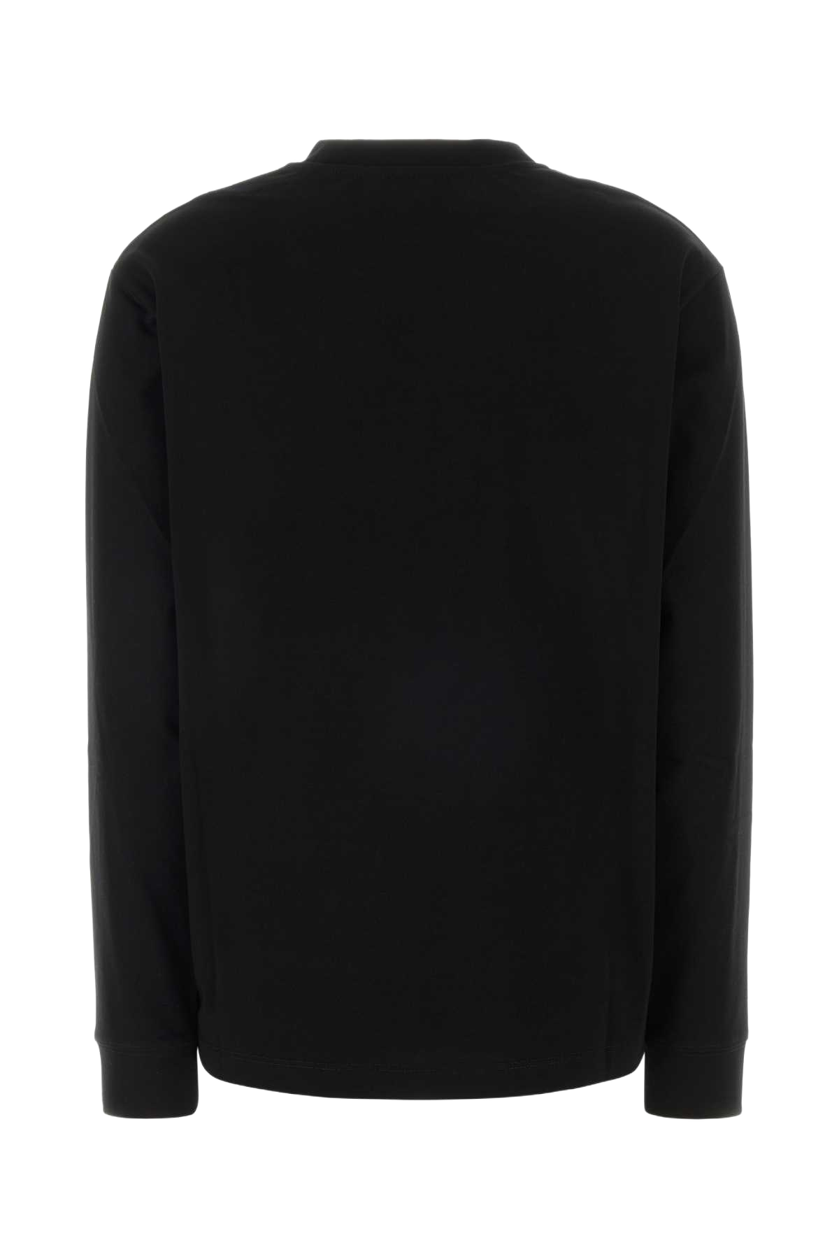 Black Cotton Oversize Ciles T-Shirt Exterior