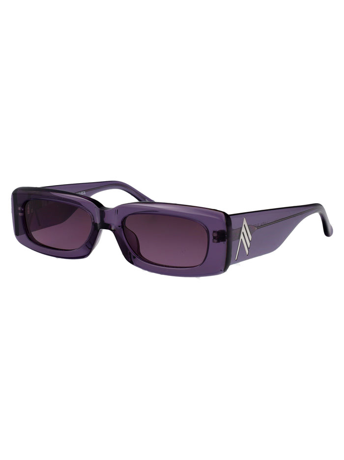 Mini Marfa Purple/ Silver/ Purple Acetate Sunglasses