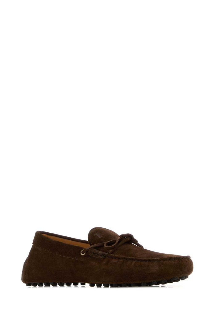 Brown Suede Loafers Marrone Mocassini