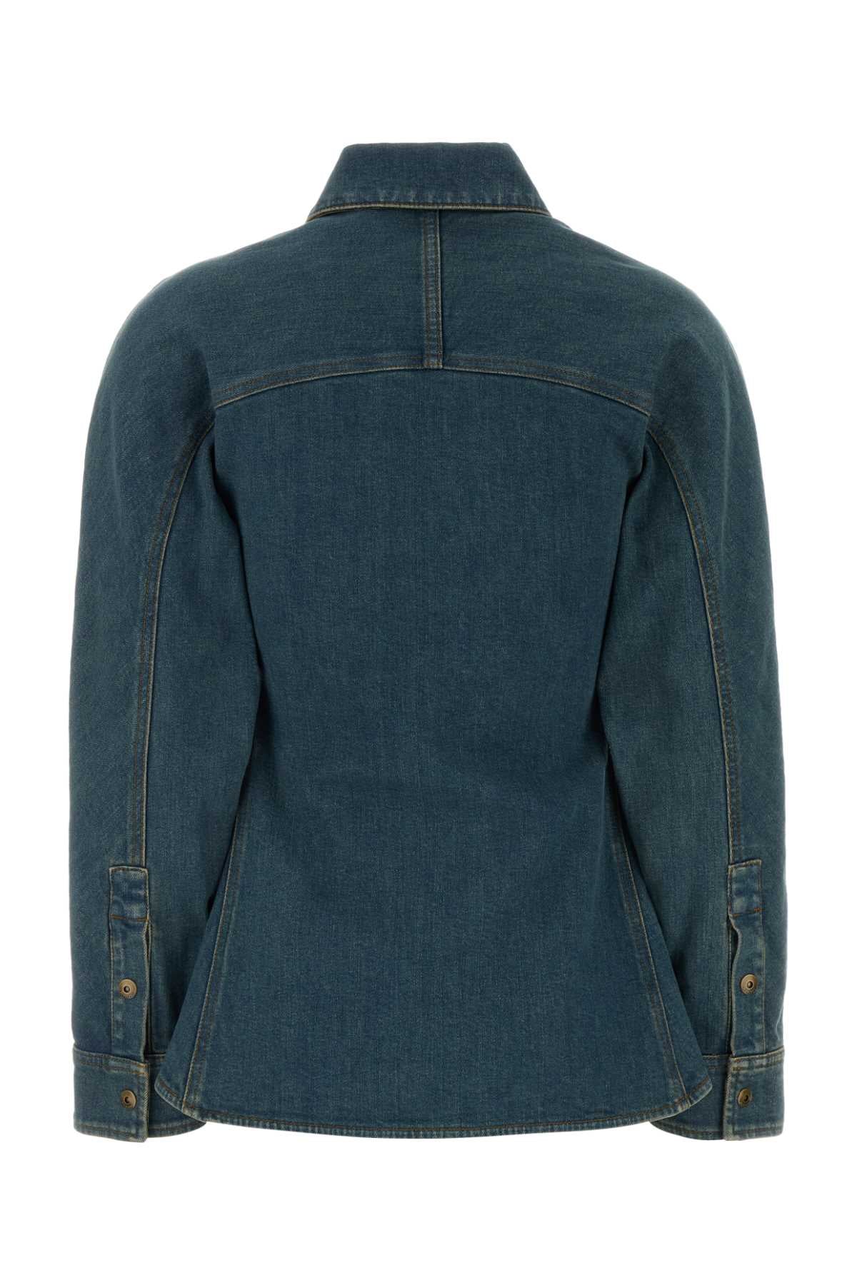 Midblue Exterior: Cotton Elastane Camicie