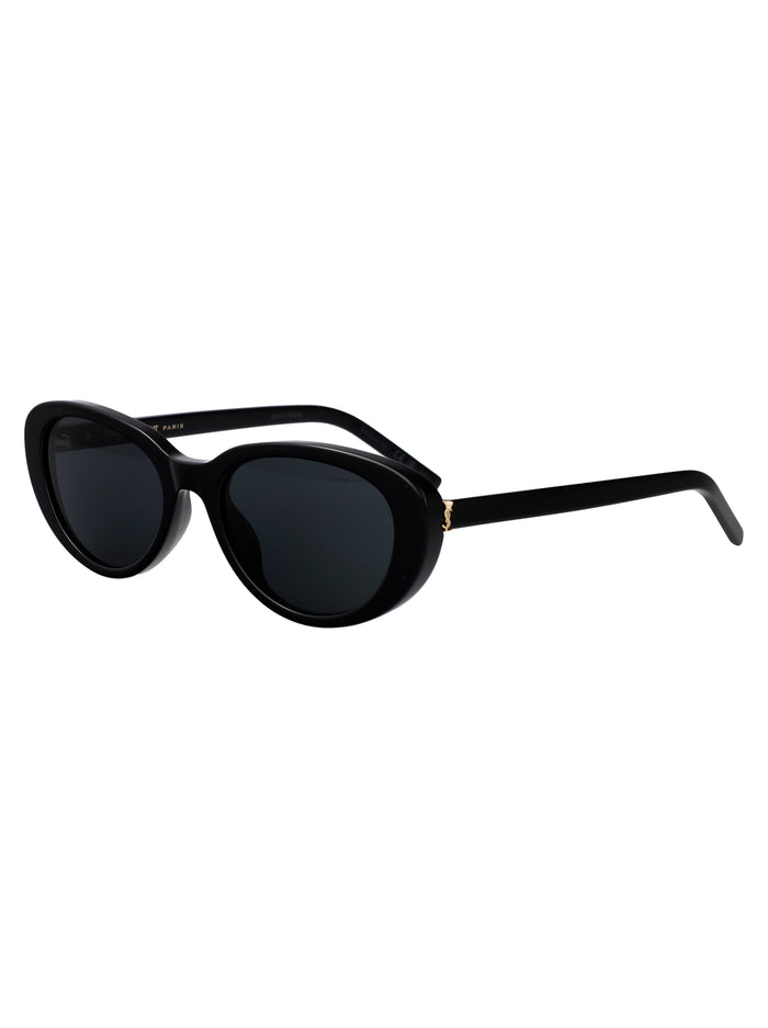Sl M154 Black-black-black Recycled Acetate Sunglasses