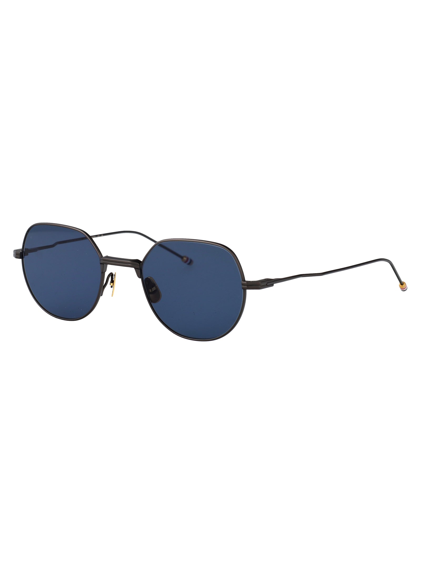 Ues935a-G0001 005 Black Iron / 18k Gold Plate Titanium Sunglasses