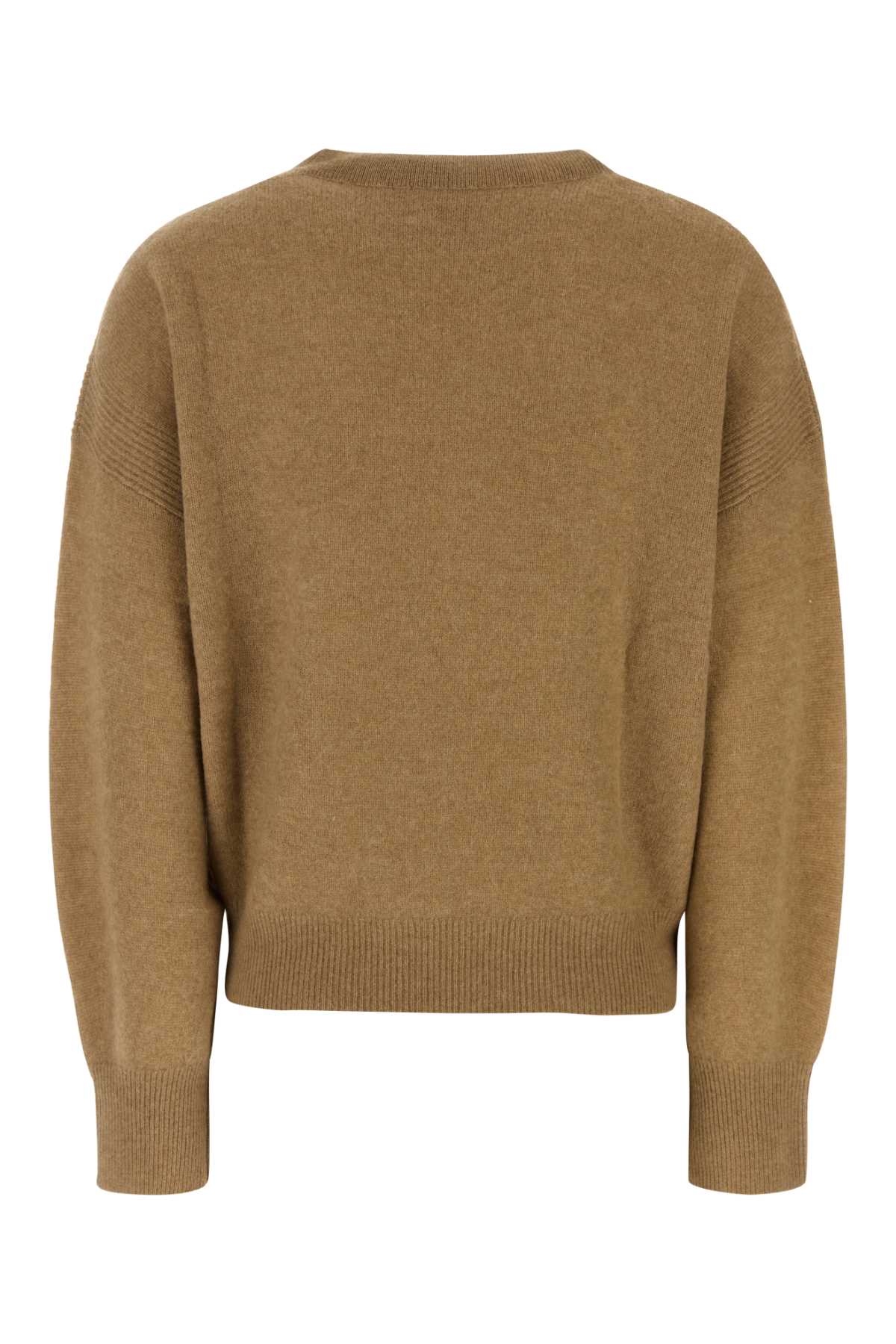 Biscuit Cashmere Modena Sweater Camel Exterior: Organic Maglieria
