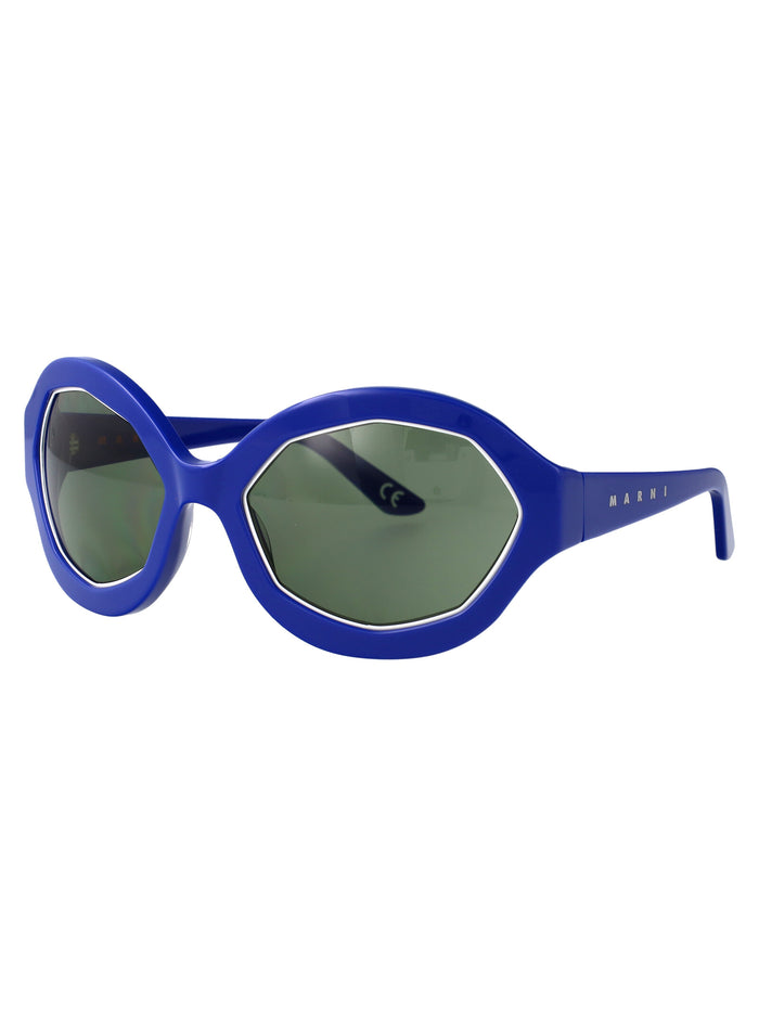Cumulus Cloud Blue Acetate Sunglasses