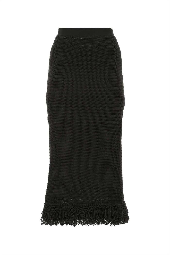 Dark Brown Cotton Skirt 2113 Exterior: Gonne