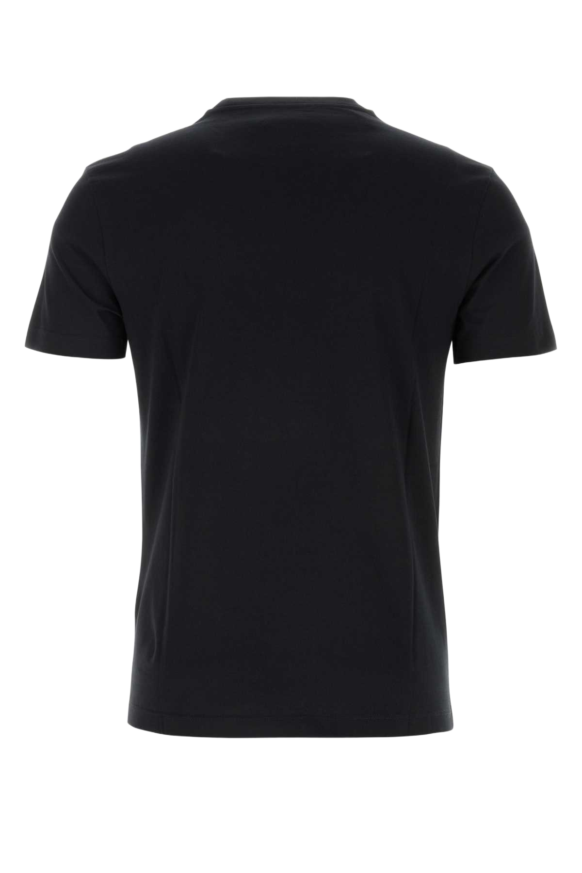 Black Cotton T-Shirt Nero
