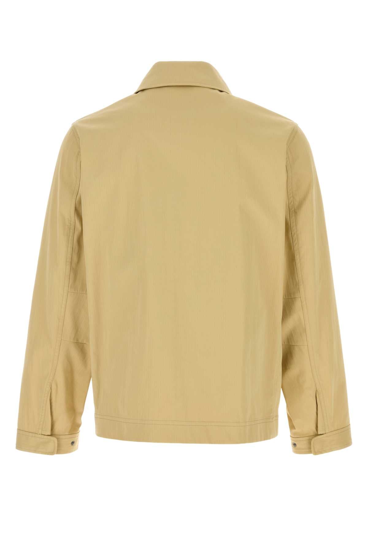 Beige Cotton Blend Dante Jacket Giubbini