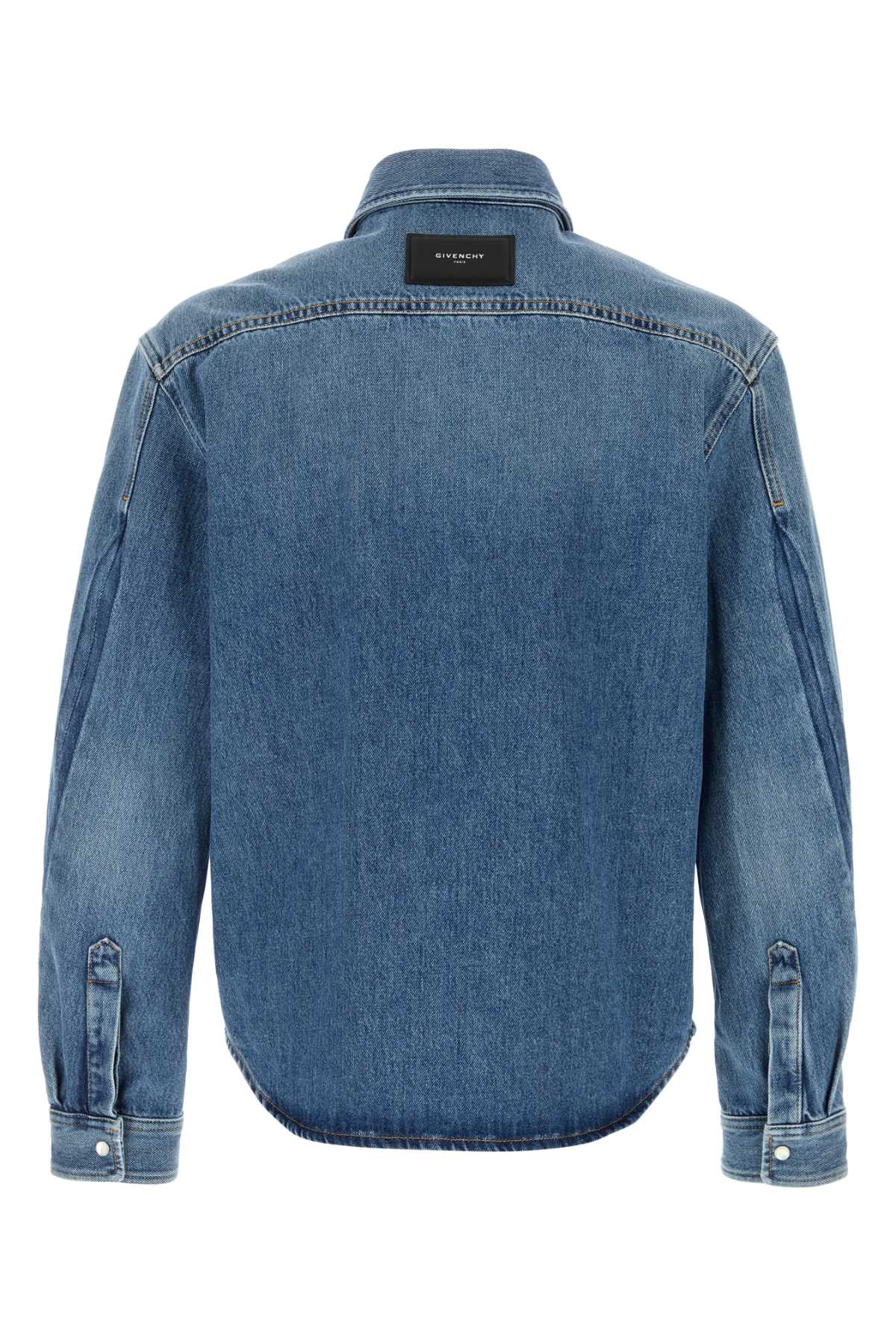 Denim Shirt Mediumblue Exterior: Cotton Camicie