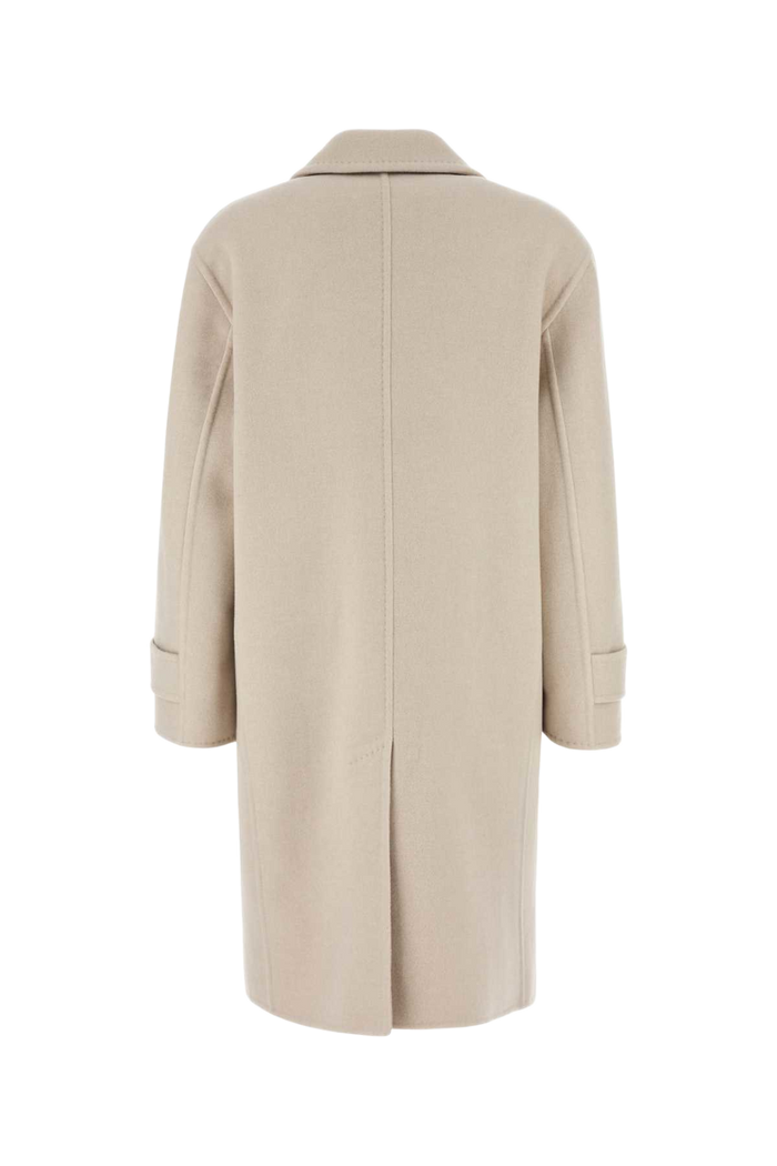 Sand Wool Blend Nogara Coat Sabbia Cappotti