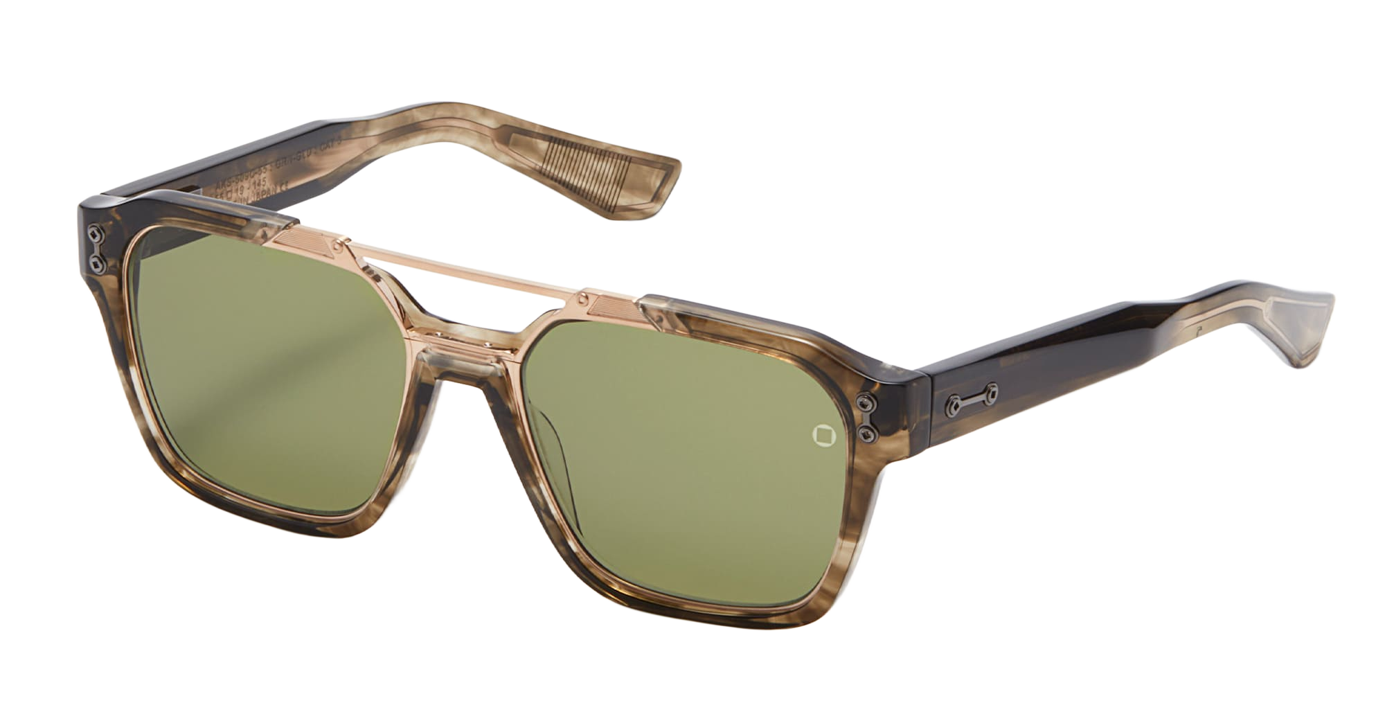 Discovery - Green Tortoise Swirl Acetate Sunglasses