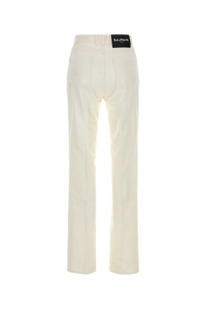 White Denim Jeans 0fc Blanc Cassé Cotton