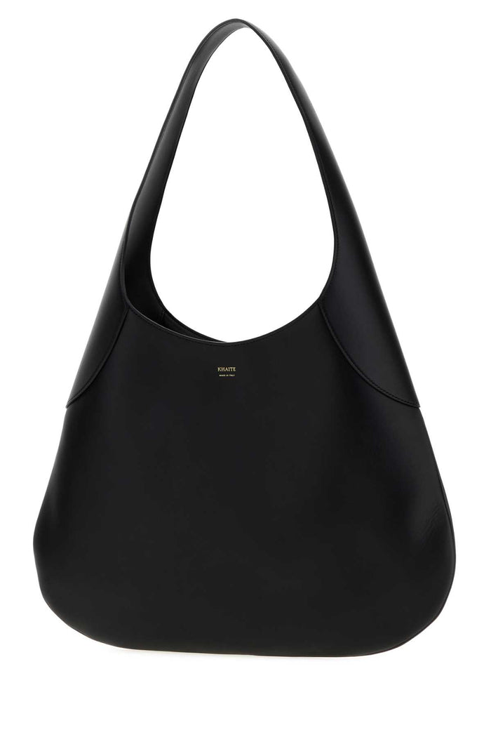 Black Leather Joan Shopping Bag Borse A Mano