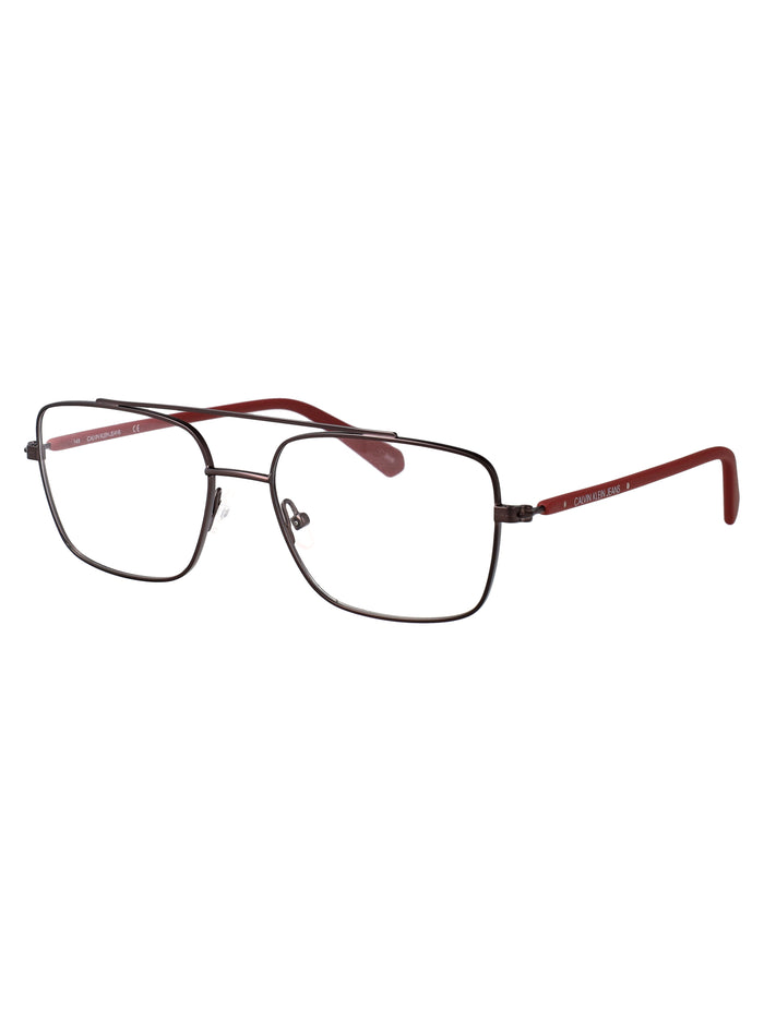 Ckj19309 Matte Gunmetal/oxblood Metal Optical