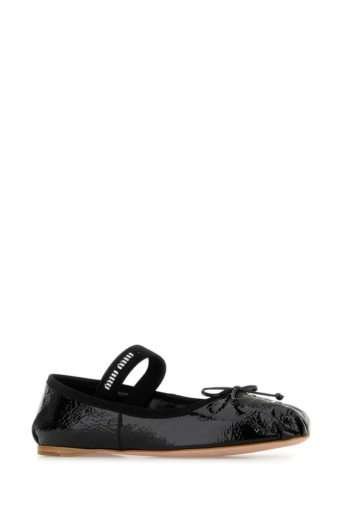 Black Naplak Ballerinas Nero Agnello Ballerine