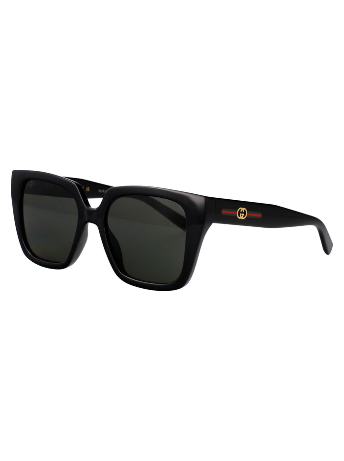 Gg2102s Black-black-grey Injected Sunglasses