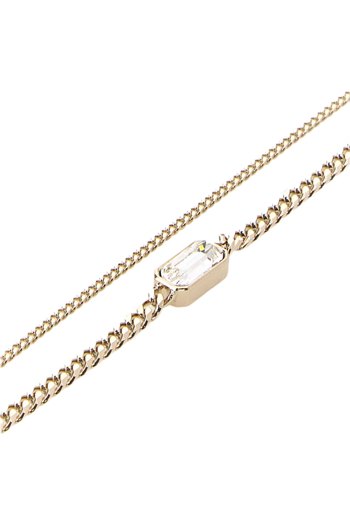Platinum Metal Skull Bracelet 0953pearlstrass Bracciali