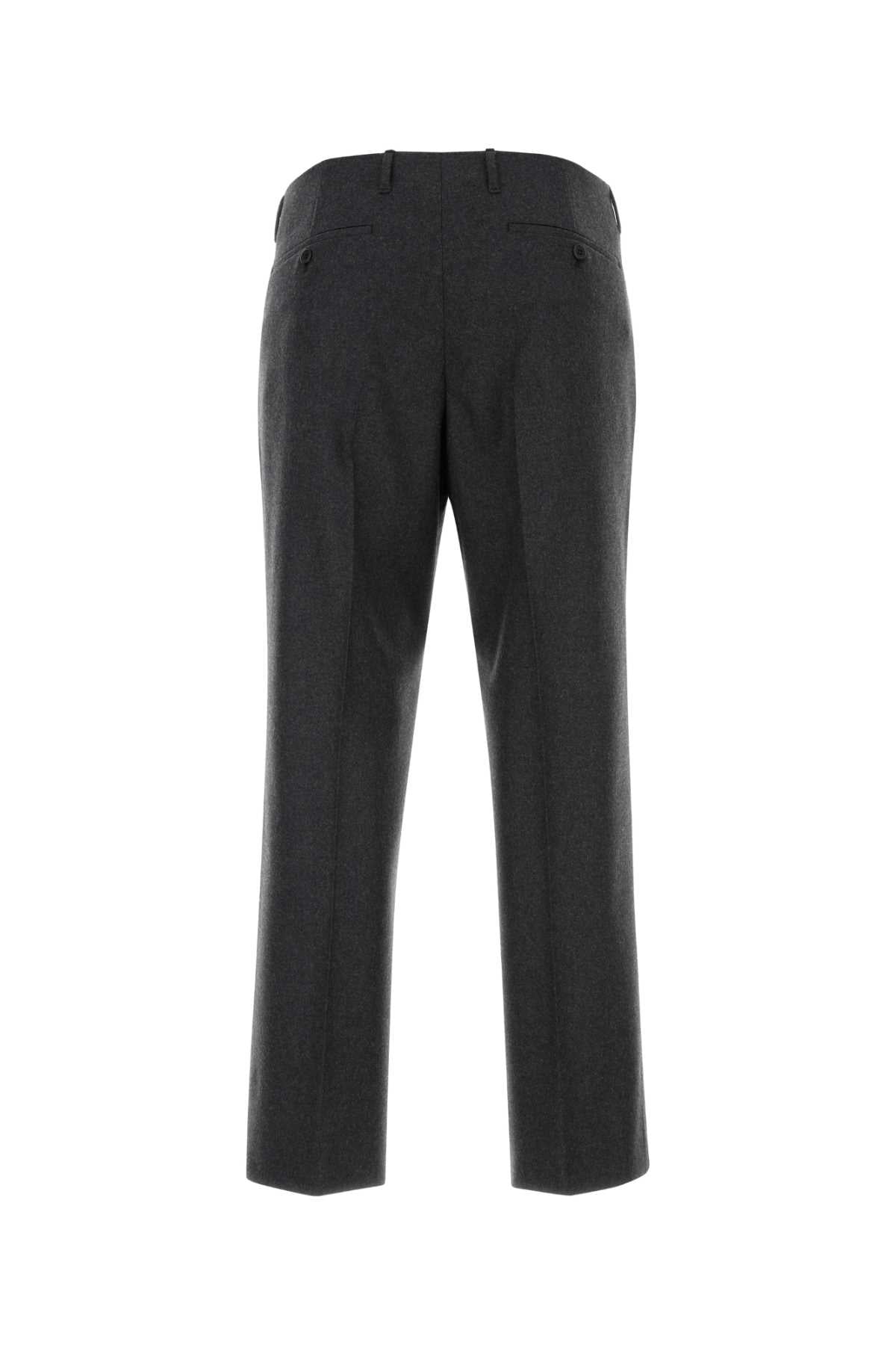 Grey Wool Pant Ardesia Pantaloni