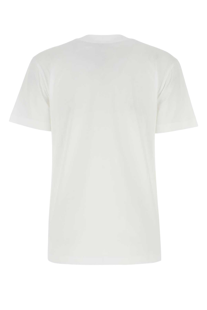 White Cotton T-Shirt 001w Co -