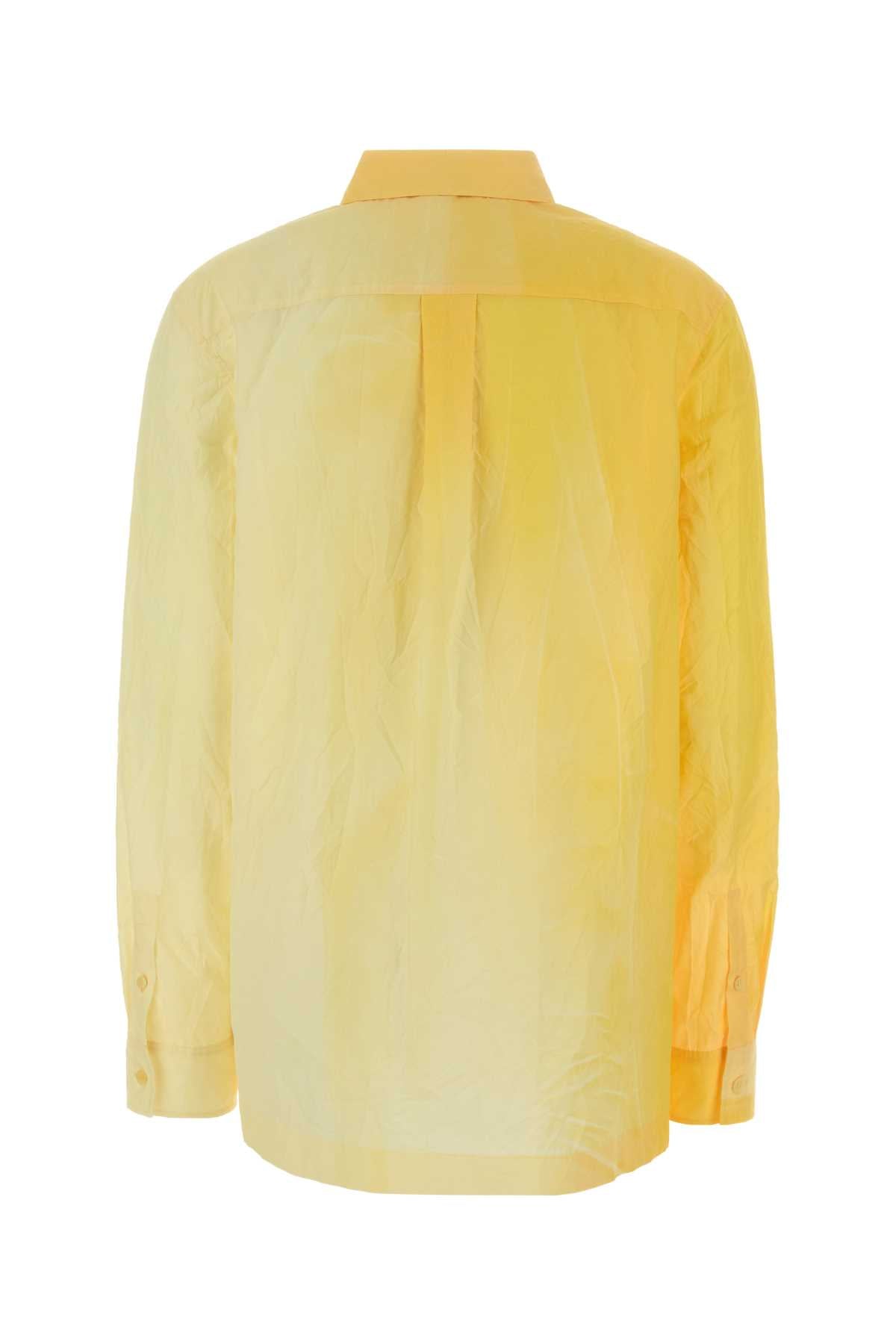Yellow Exterior: Cotton Polyester Camicie