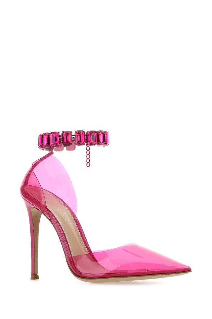 Fuchsia Pvc Pumps Blnm Scarpe Con Tacco