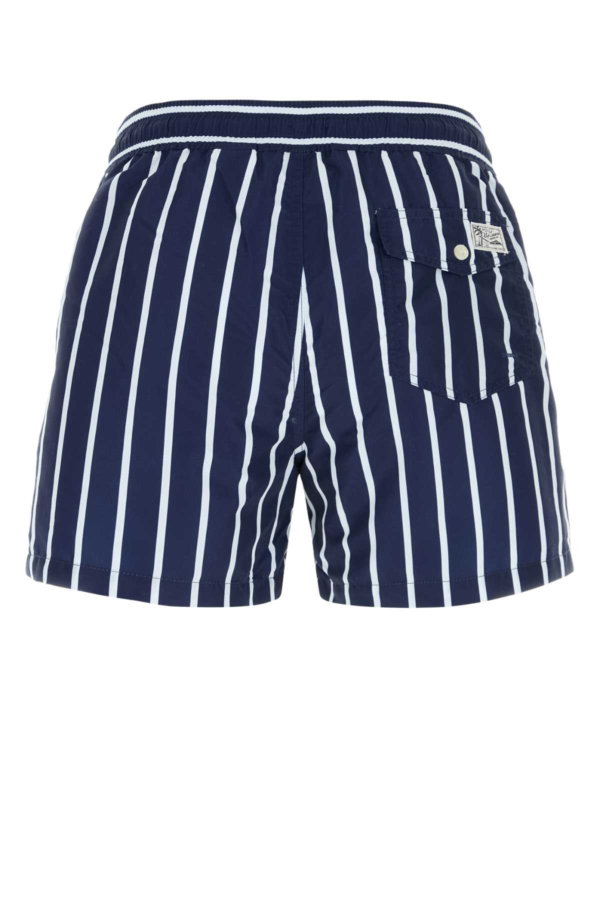 Navyverticalwidestripe Costumi Da Bagno