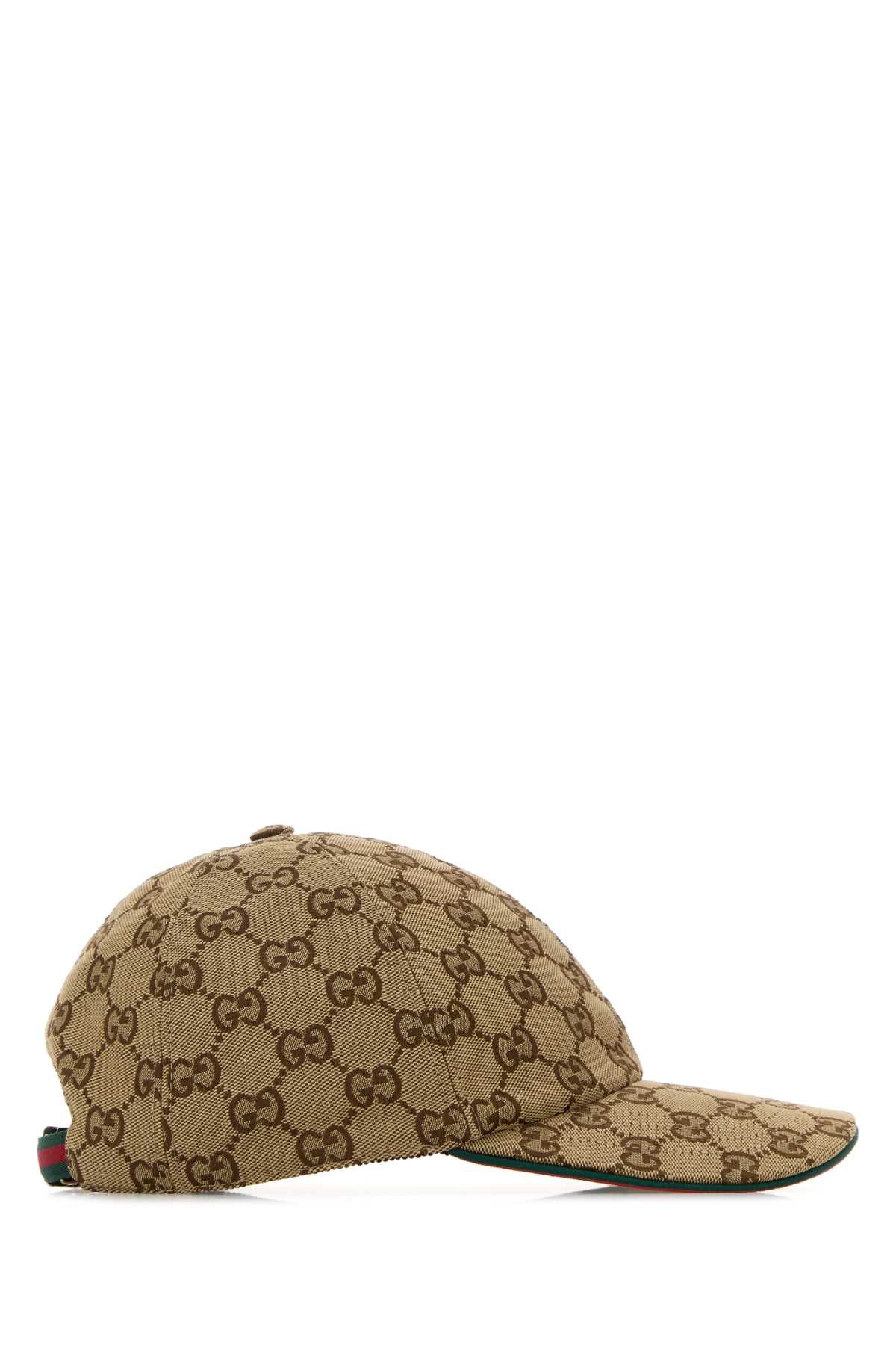 Browndarkgreen Cotton-polyester Cappelli E Fasce Per Capelli