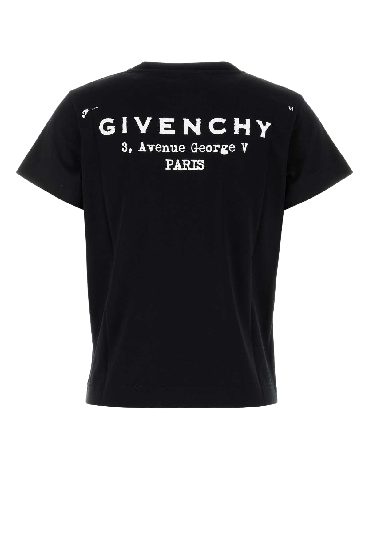 Black Cotton T-Shirt Exterior