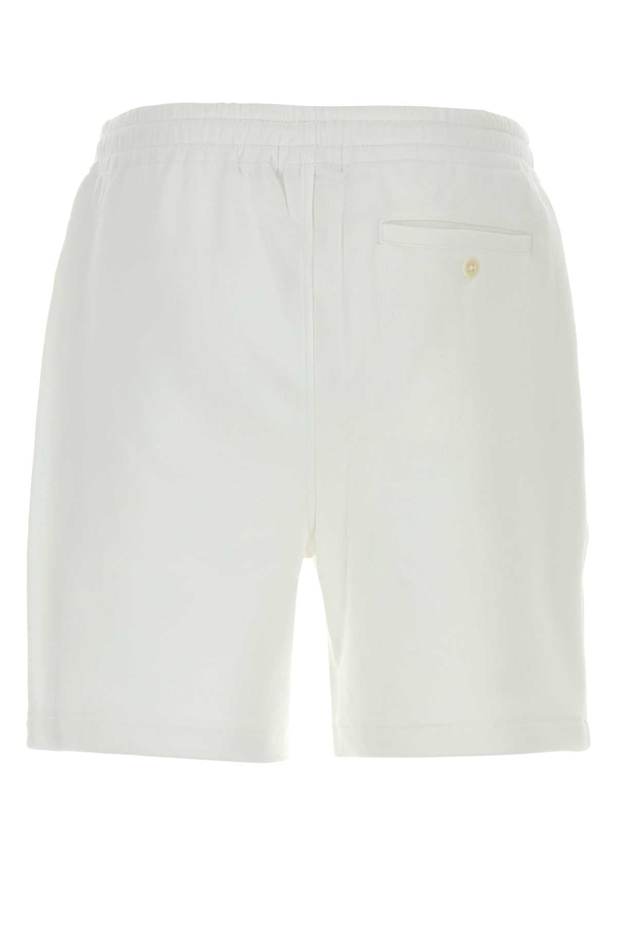 White Exterior: Cotton Polyester Short