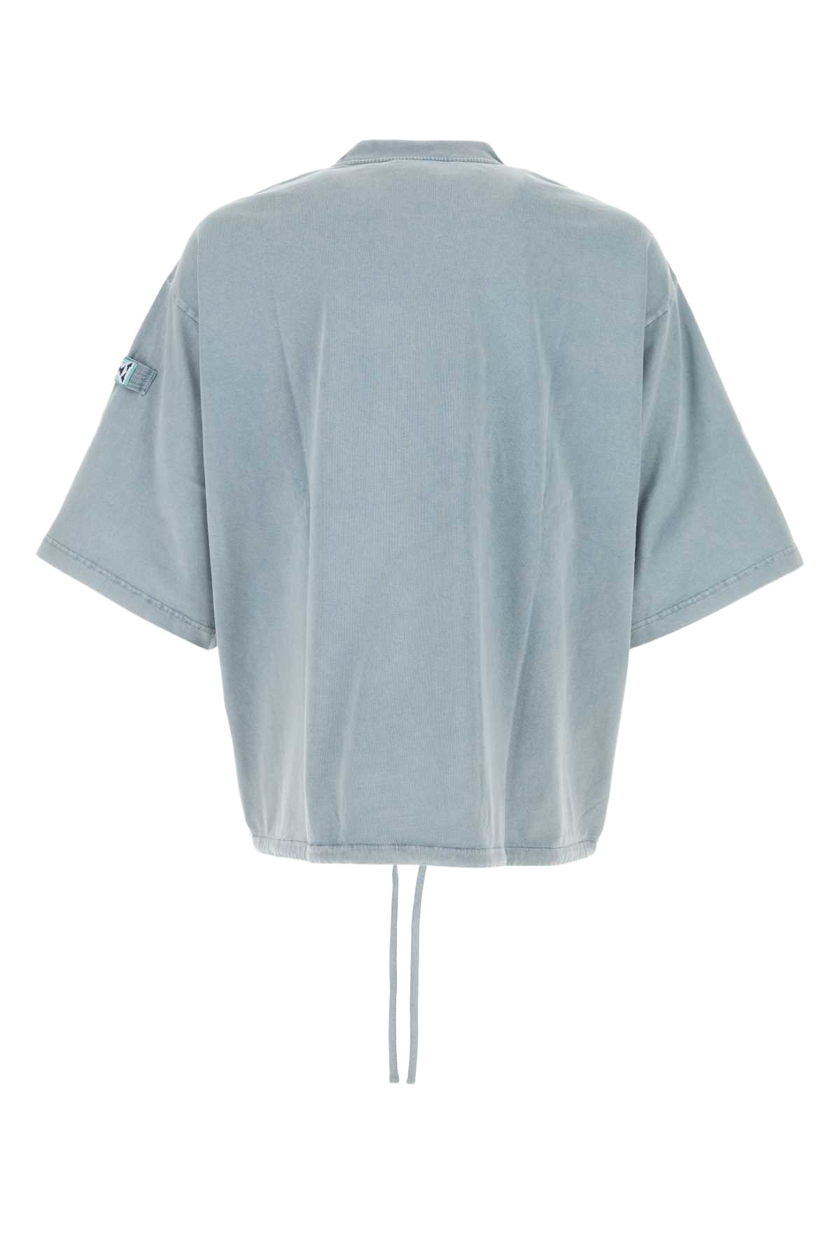 Light Blue Cotton Oversize T-Shirt Sky Exterior